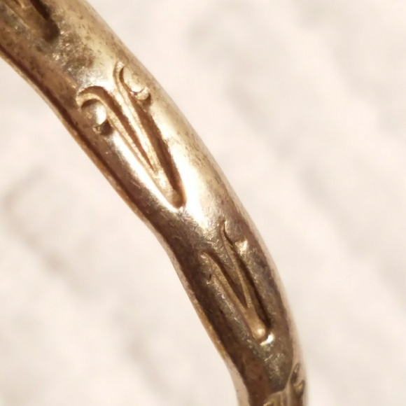 Vintage Wrist Bracelet 925 Sterling Silver & Gold - Picture 4 of 8